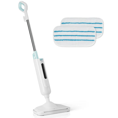 Lightweight Steam Mop Cleaner for Floors & Carpet with Washable Pads