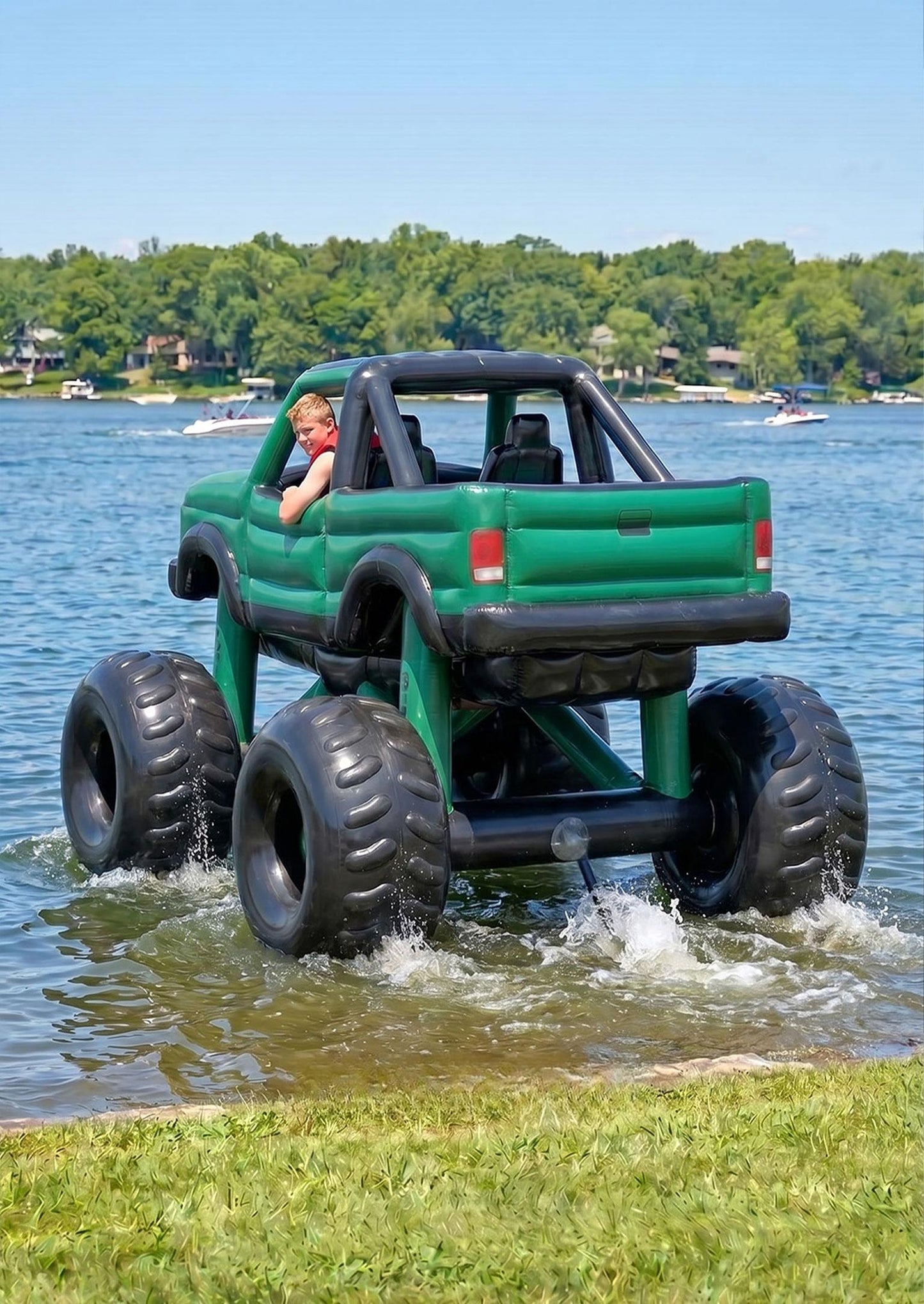 Inflatable Monster Truck Boats