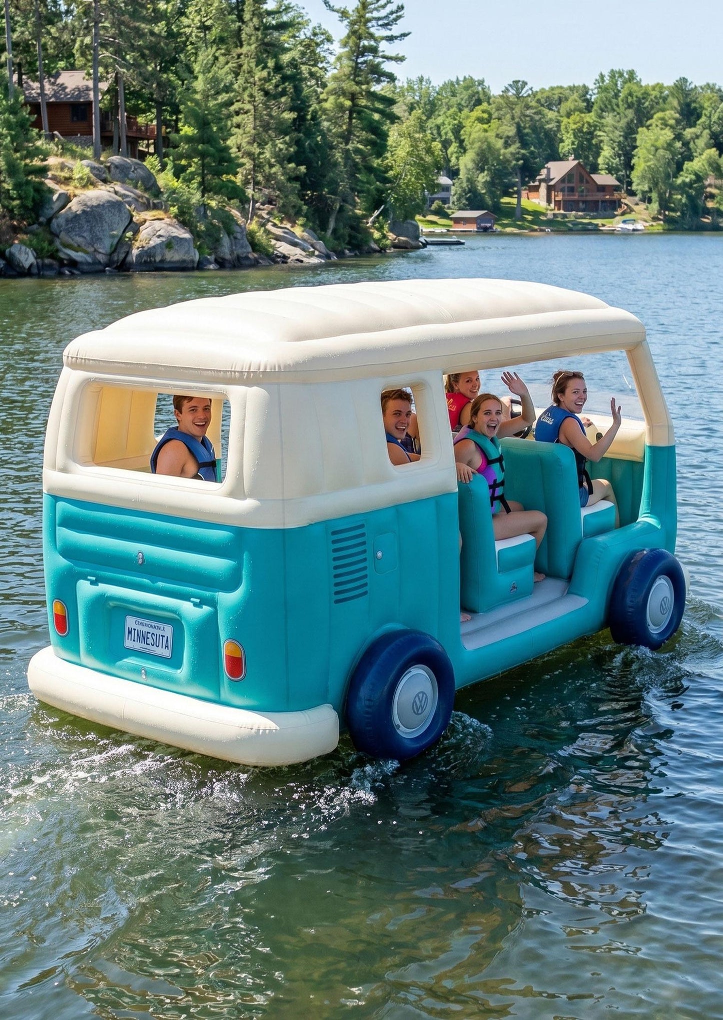Inflatable Bus Boats