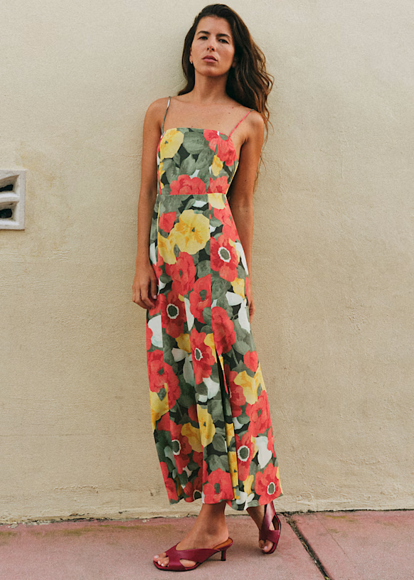 Melina Azalea Print Dress