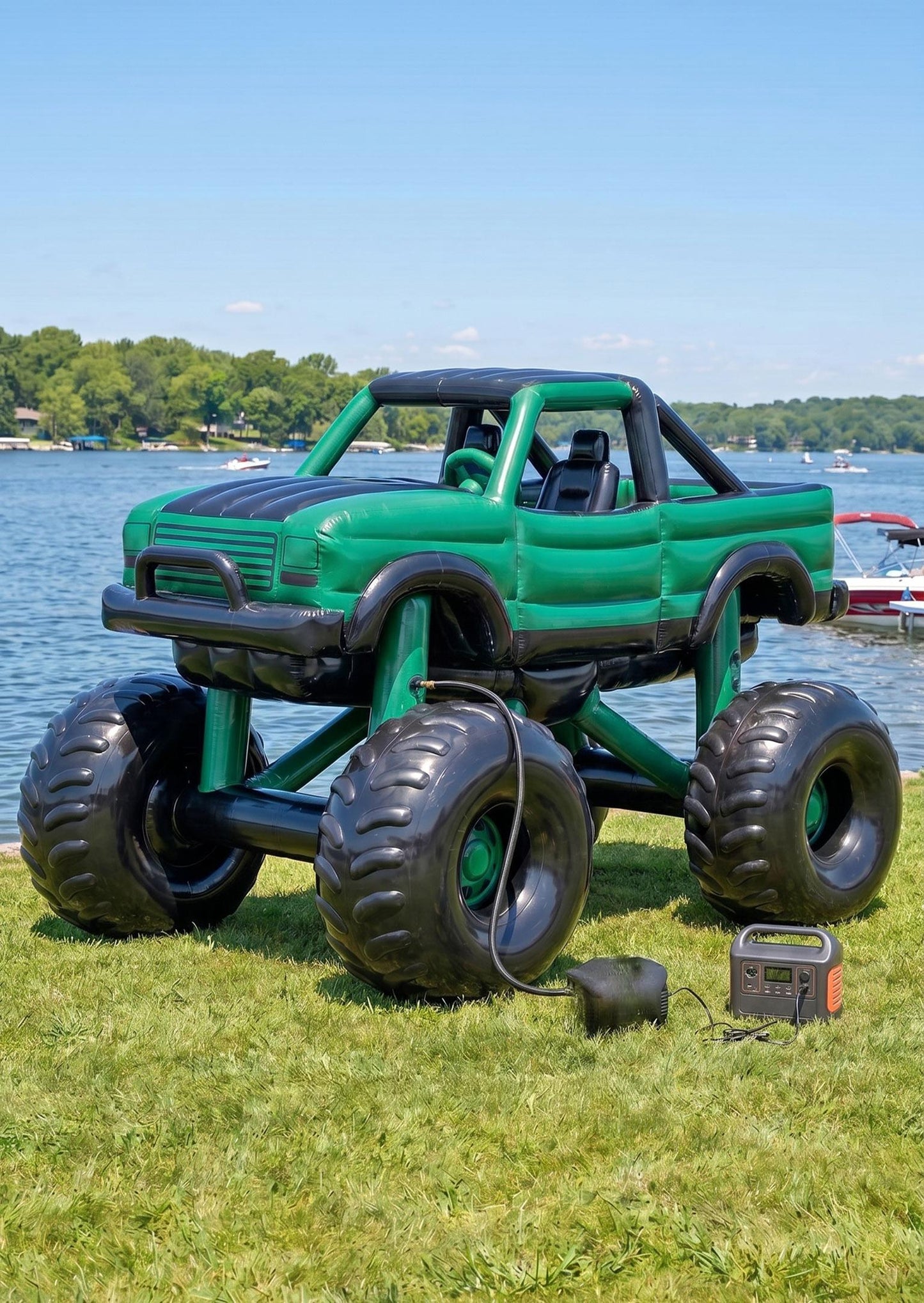 Inflatable Monster Truck Boats