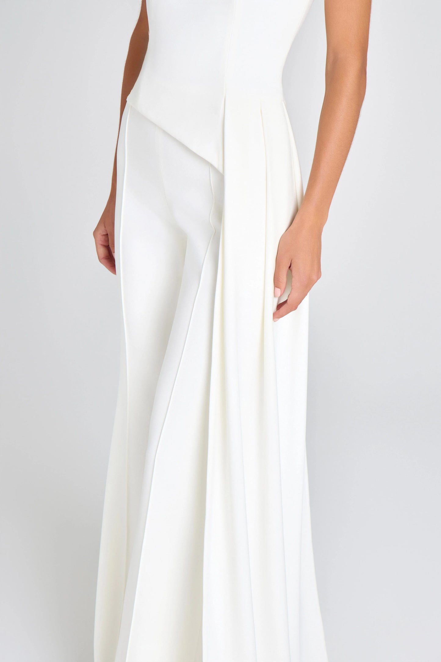 White Asymmetrical Top