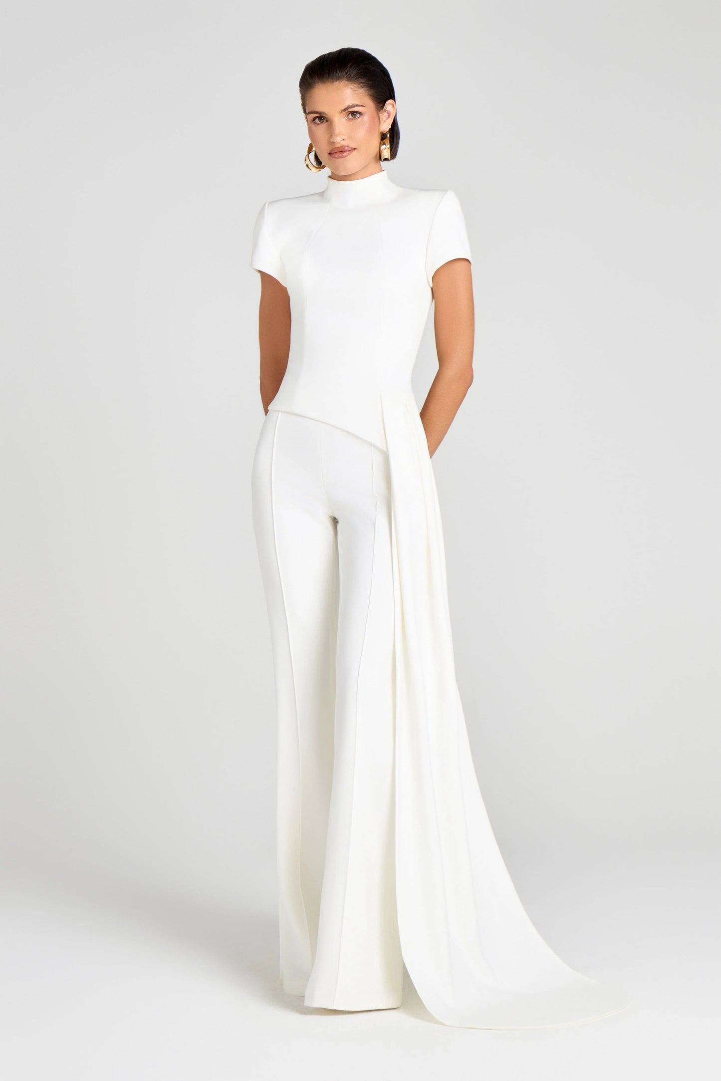 White Asymmetrical Top