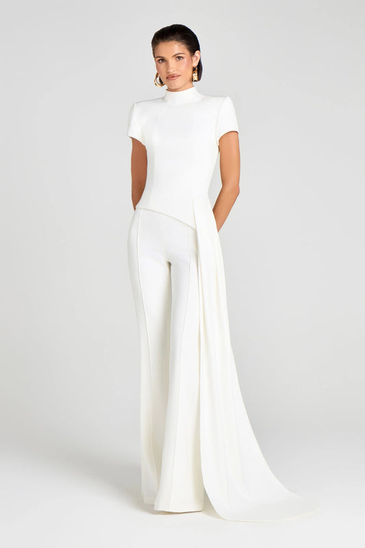 White Asymmetrical Top