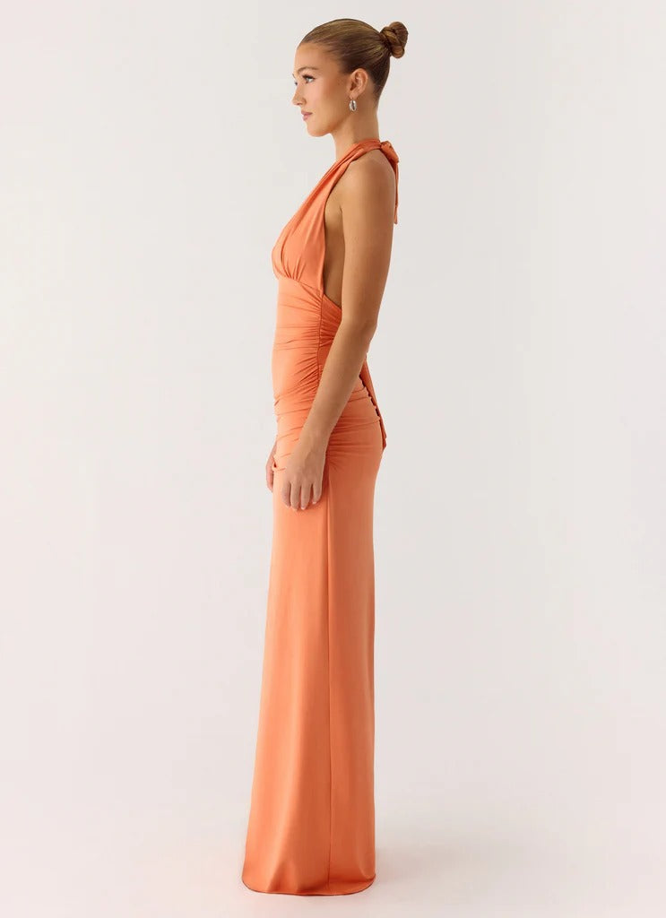 Ilaria Halter Maxi Dress