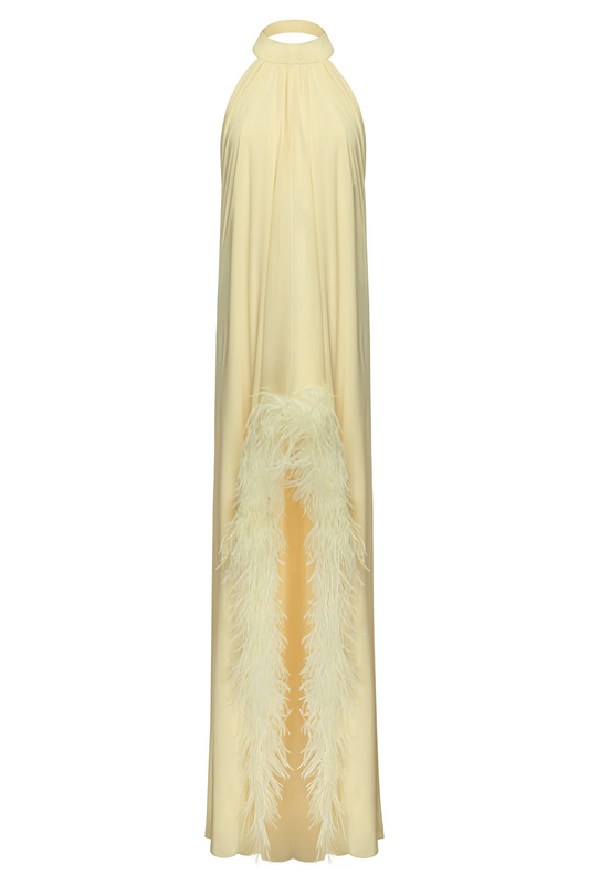 Nia Butter Yellow Dress