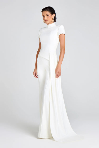 White Asymmetrical Top