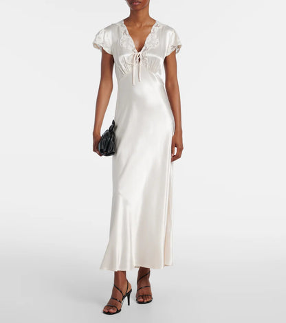 Bridal Amari satin gown