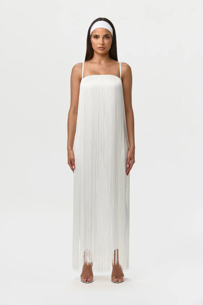 Butter Fringe Stirrup Jumpsuit