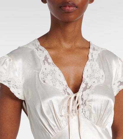 Bridal Amari satin gown