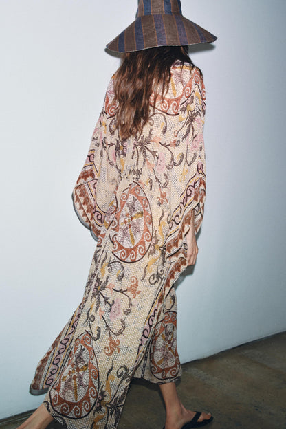 COLLECTION PRINTED TUNIC DRESS