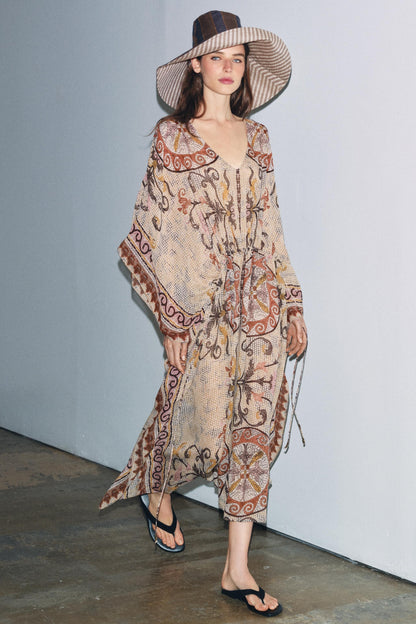 COLLECTION PRINTED TUNIC DRESS