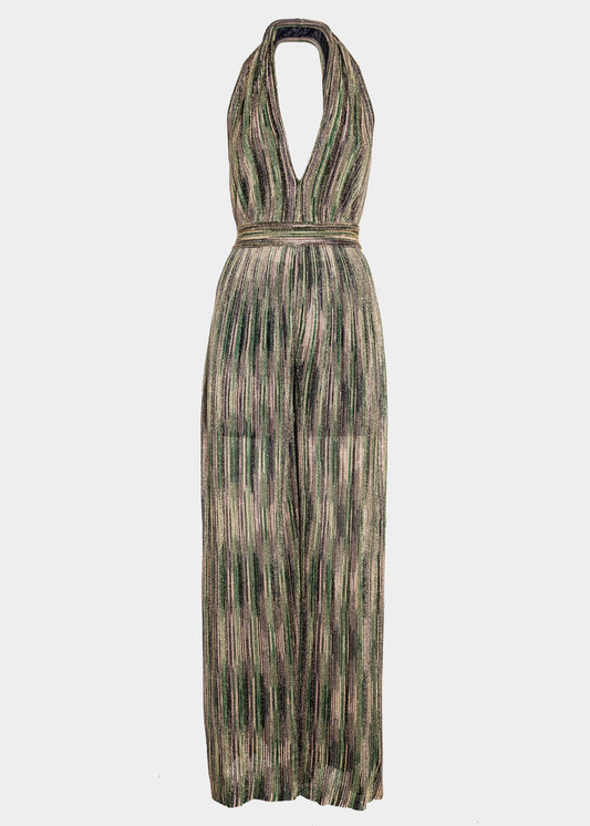 Multicolor Lurex Jumpsuit