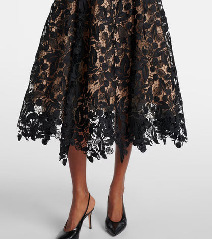 Lace Guipure Cocktail Dress