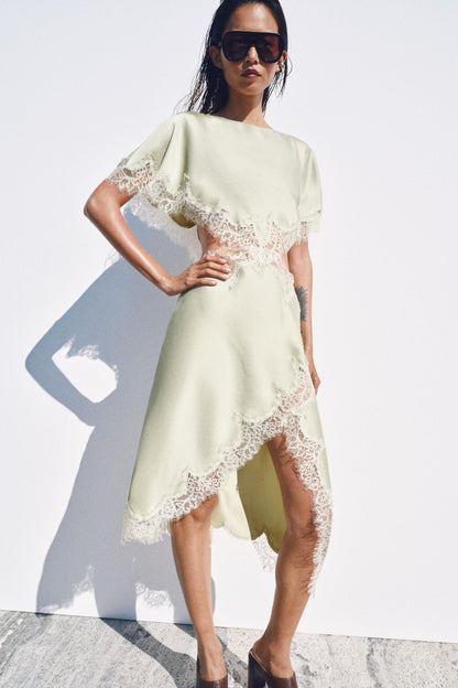 CUT OUT LACE DRESS