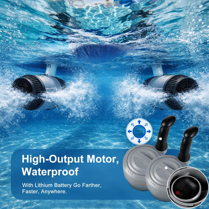Motorized Pool Float with Canopy