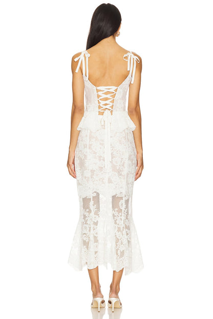 Lace Corset Top & Skirt Set