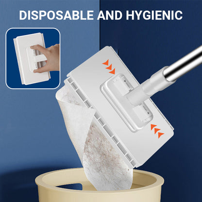 💥 Last day! 50% Off 💥Disposable Dust Mop with 4 Reusable Cloths